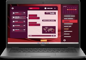 Laptop displaying a web design dashboard with analytics and project management tools.